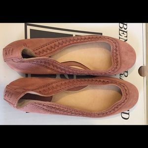 FRYE ETHER BALLETS (7M, burned tan)